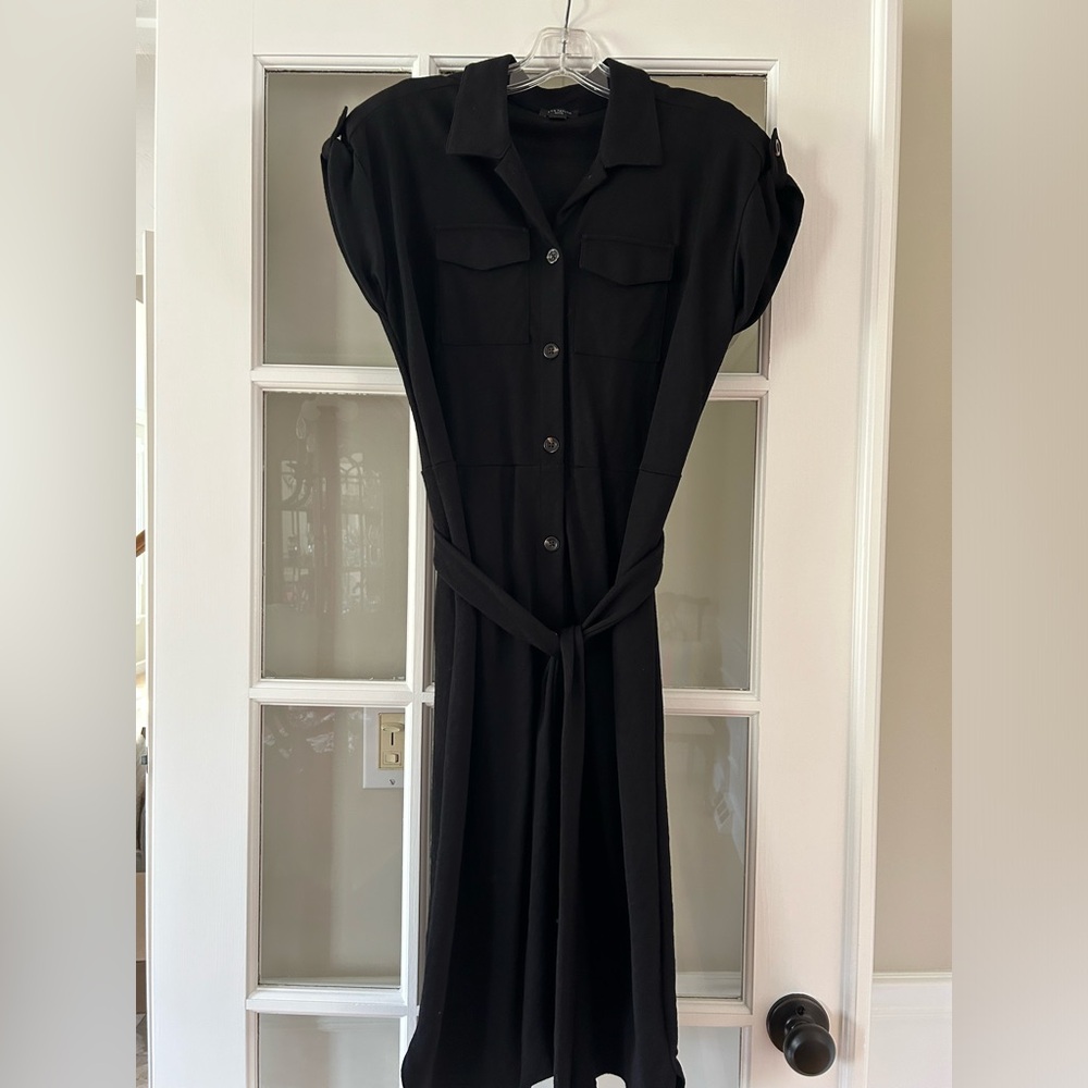 Vintage Ann Taylor petite size small black dress. Roughly 41 inches length